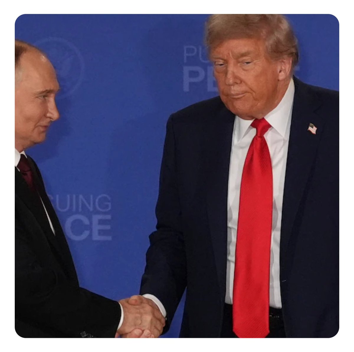 Old Vlad had a turd in his hand when he shook hands with Don.