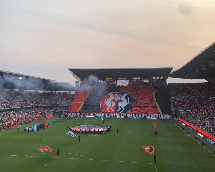 🔴⚫️ RENNES vs MARSEILLE 🔵⚪️

•Affluence : 28 360
•Parcage : ~ 1 300
•Capacité : 29 193

•Taux de remplissage : 97,1%

1er match de la saison, 1er guichet fermé, 1er parcage plein, rien à signaler la Ligue 1 est de retour 🔥

<a href="/PerrotThomas35/">Perrot Thomas</a>