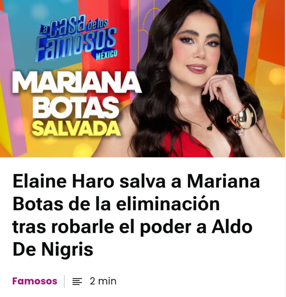 NatoPulido's tweet photo. Al ser salvada por #ElaineHaro @ElaineHaroChart sale de la placa #MarianaBotas y nos queda por apoyar en #LaCasaDeLosFamososMéxico a @Ninelconde todos vamos con el #TeamNinel #TeamBombom 
#LCDLFMx3 a soportar pansonas https://t.co/Rfb5KDeuaP