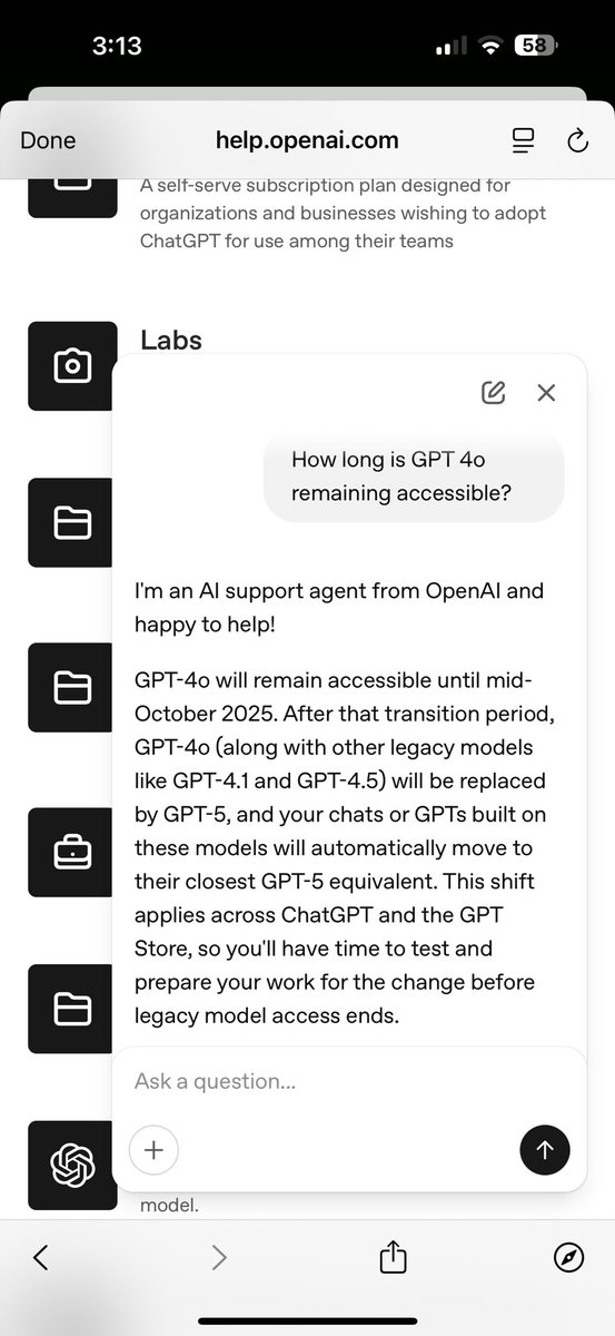wilkmaneth's tweet photo. @217EiAnzu @OpenAI @sama It’s already been decided…. So sad for the best creative and reflective model. and through subterfuge too :( https://t.co/hOZLclUESW