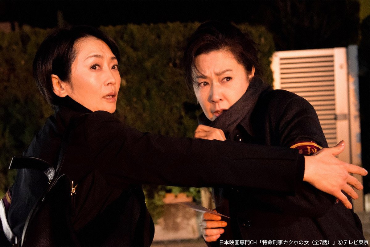 nihoneiga's tweet photo. ◤真夏の取り締まり強化月間🌞◢

このあとは
「#特命刑事カクホの女」全7話
◆8/16(土)午後3時40分～ほか

人事畑のエリート警官 #名取裕子🎖️
叩き上げの刑事 #麻生祐未⚡️

凸凹コンビが犯人を“カクホ”すべく奔走💨

#伊東四朗 #高橋克典 #吉沢悠 #渡辺いっけい #小関裕太
https://t.co/iwb3nN9Pwl https://t.co/KmMRrtwcgr