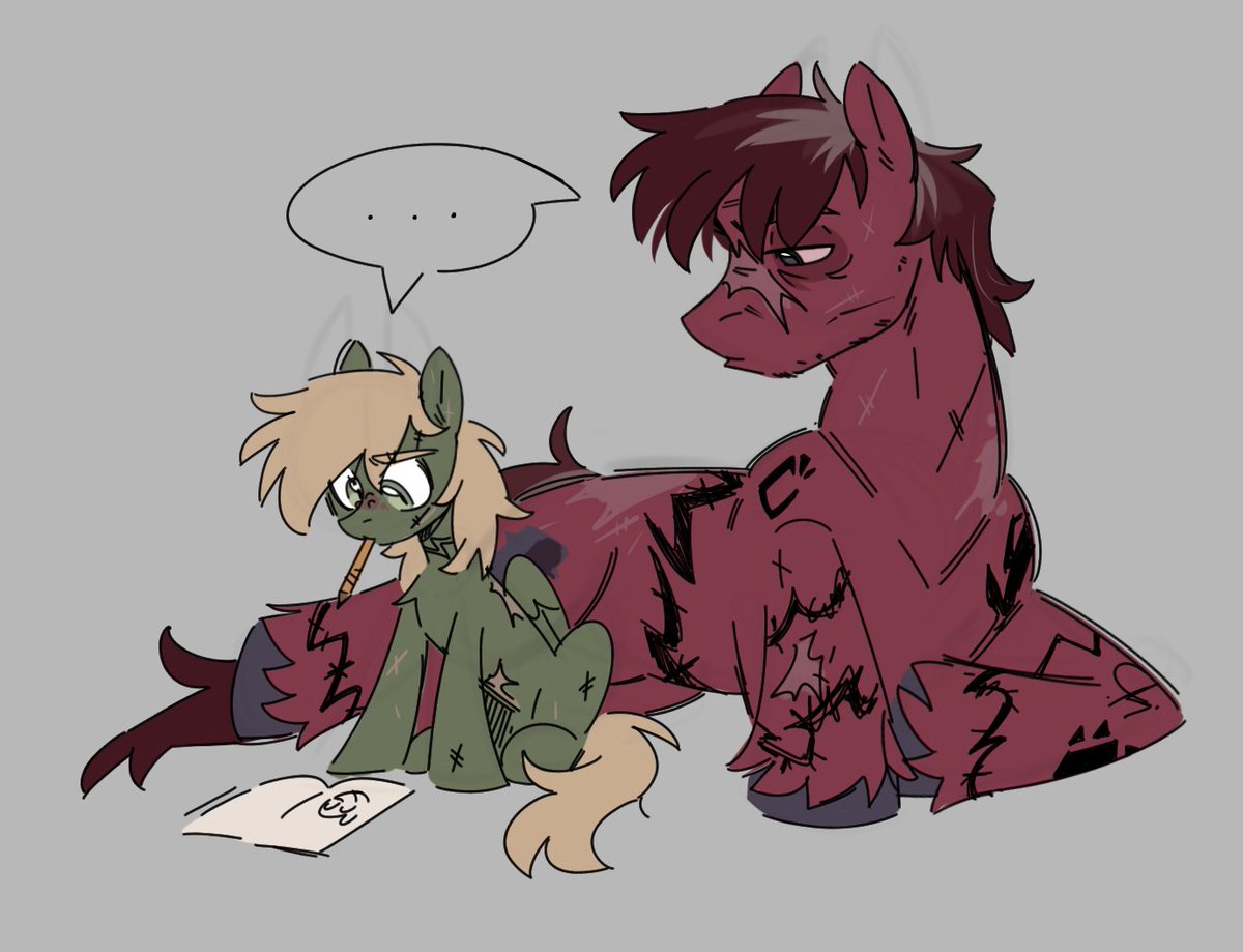 CrimmHarmony's tweet photo. Pondering what to draw. . . https://t.co/0FKqb0jRAO