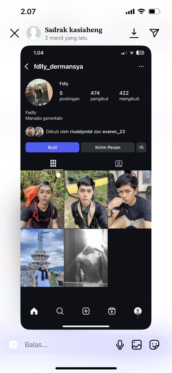 ianVster's tweet photo. Gaes nih akun bukan punyaku ya tpi pke foto2 ku :) 
Plis bantu report🙏🙏🙏

 #makassar https://t.co/8a2MoeXSbo