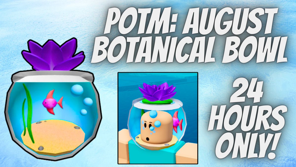 Hello everyone! I am back again with the next installment of the Plant of the Month series, with this one being aquatic themed. 🐠 Available for 24 hours only.  #Roblox #RobloxDev 

Link: roblox.com/catalog/961681…