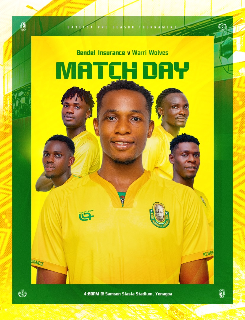 insurance_fc's tweet photo. β½οΈΒ The ifinal day is here. It is BENDELITES final test
We are ready for the waffi boys
Time is 4.00PM
#bendelinsurancefc
#BAPFT25
Adaa...Bendel.. https://t.co/dyBZtsWB0x