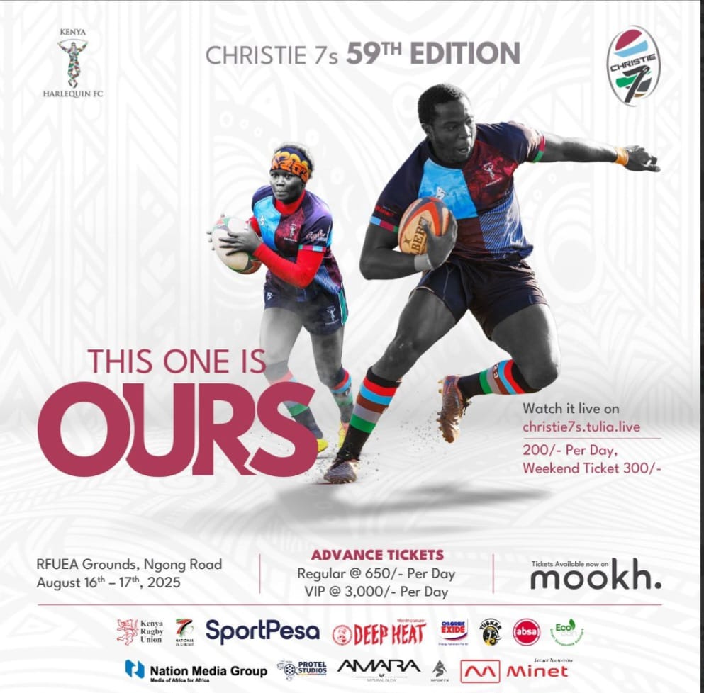 Stage lit. Crowd hyped. Beats dropping. 🔊

📍 RFUEA Grounds, Ngong Road
📅 16–17 August 2025
📺 LIVE on NTV – Official Broadcast Partner

Rugby + Music = Weekend of dreams 🎶

#Christie7s #NCS2025