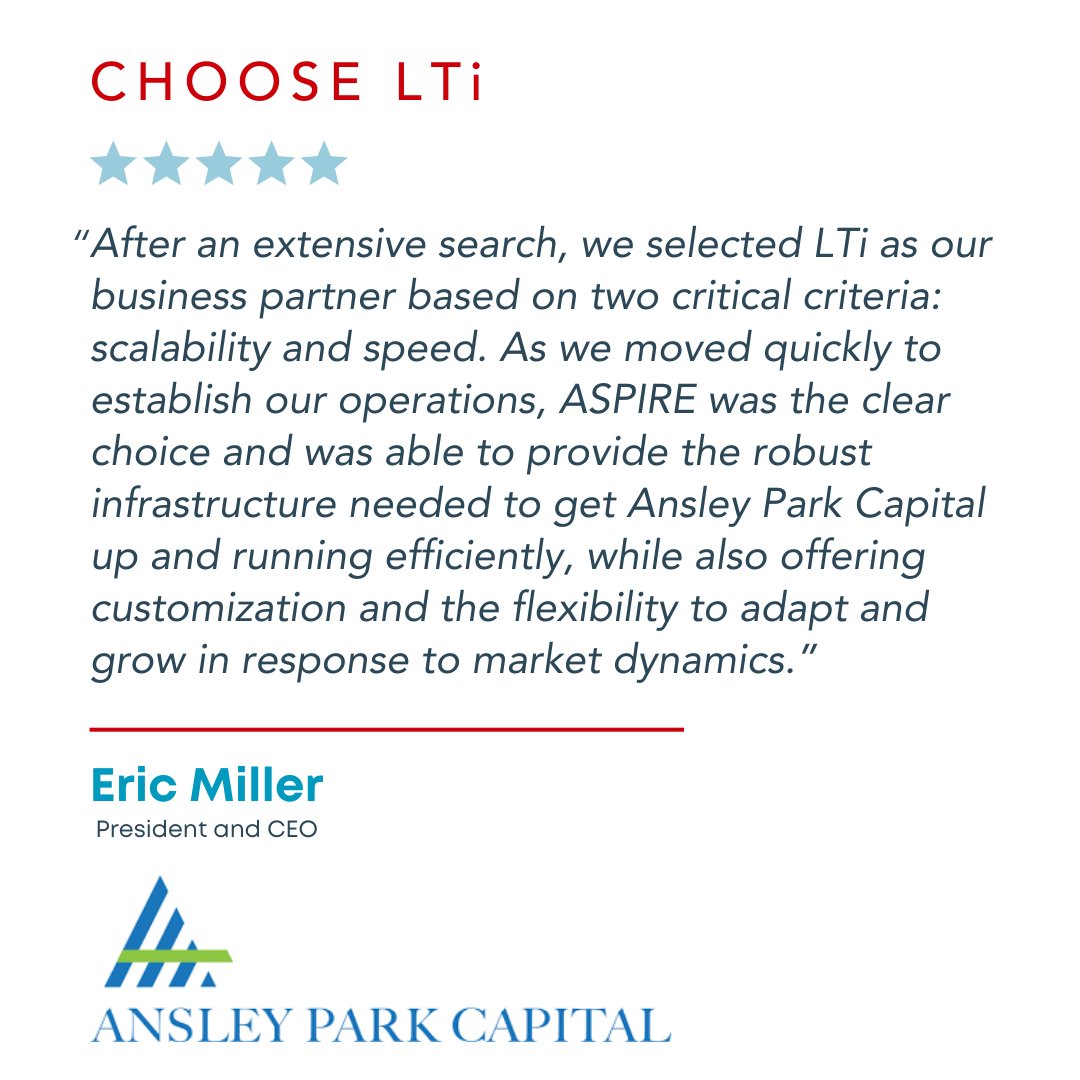 LTi_Solutions's tweet image. At LTi , we’re proud to support clients who are moving fast and building for the future.
Scalable. Flexible. Built for growth. That’s the #LTiDifference.
#EquipmentFinance #TechnologySolutions #Scalability #Flexibility #CustomerSuccess