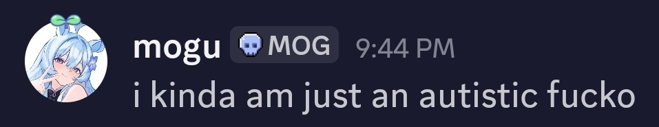 Happy dreamers 6 month anniversary. Here's a message mogu just sent me LOL