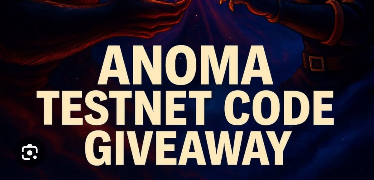 🔥 GIVEAWAY 5 CODES ANOMA <a href="/anoma/">Anoma</a> :

✅ Như đã hứa cố kéo code về cho anh em nay đi xin được slot Anoma về GA  cho anh em . 

🔹 Để tham gia các bước sau :

✅ Follow <a href="/Lecter_XFinance/">Lecter 🔆</a> &amp; <a href="/riorio_research/">rio_research</a> 

✅ Like + retw bài này

✅ Cmt gì đó về Anoma dưới bài này

✅ Tham