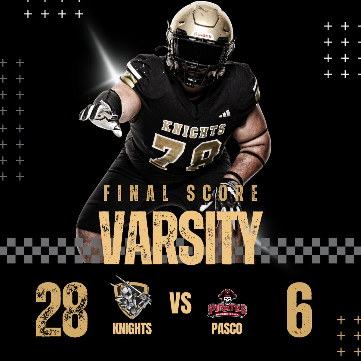 Game shortened by lightning.