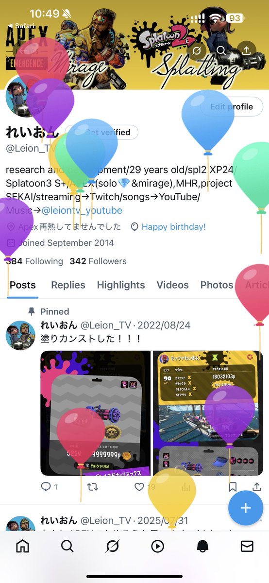 Leion_TV's tweet photo. 全然ログインしてなかったけど今日で31歳になりました🎂

プロフィールに29歳って書いてるけど← https://t.co/lWHL4NI1rA