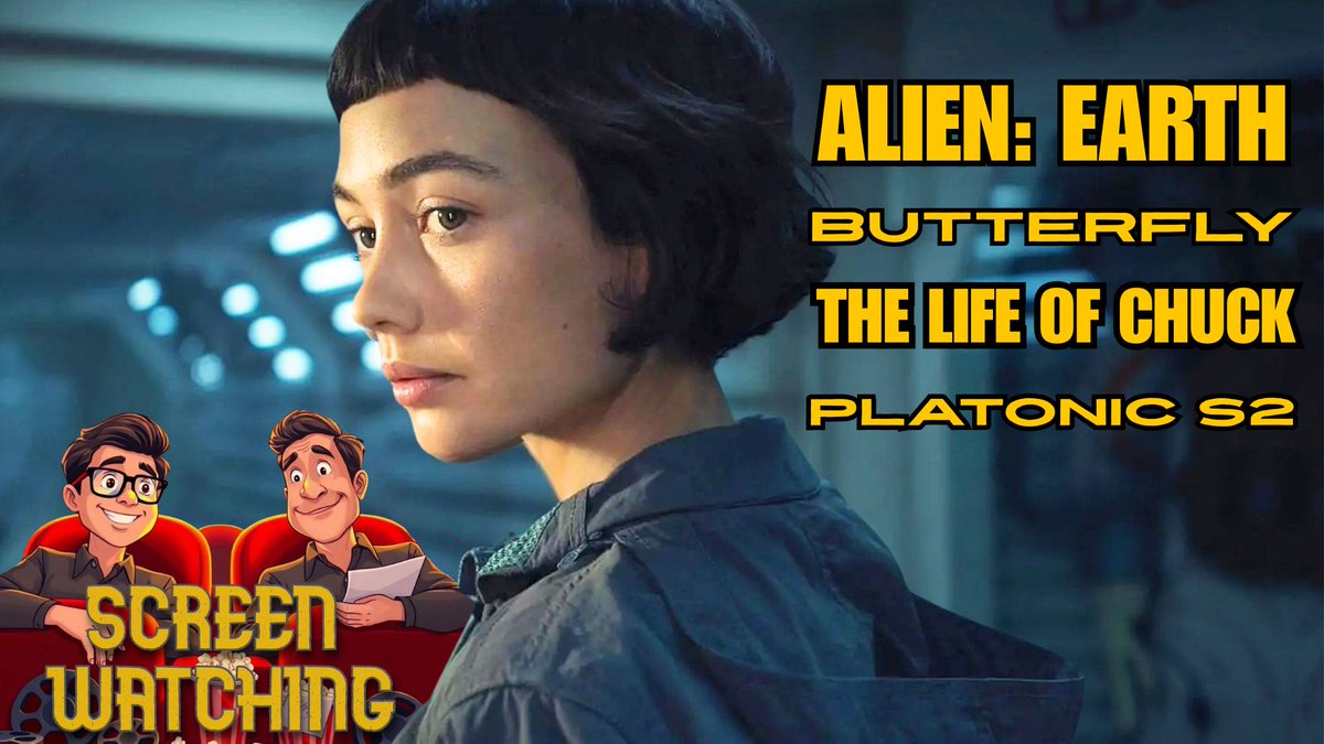 The SCREEN WATCHING Podcast, 14-20/8, 2025: #AlienEarth , #thelifeofchuck , BUTTERFLY, #SmillasSenseOfSnow , #PlatonicAppleTV.
LISTEN: pod.link/screenwatching
WATCH: bit.ly/3HrlxR4