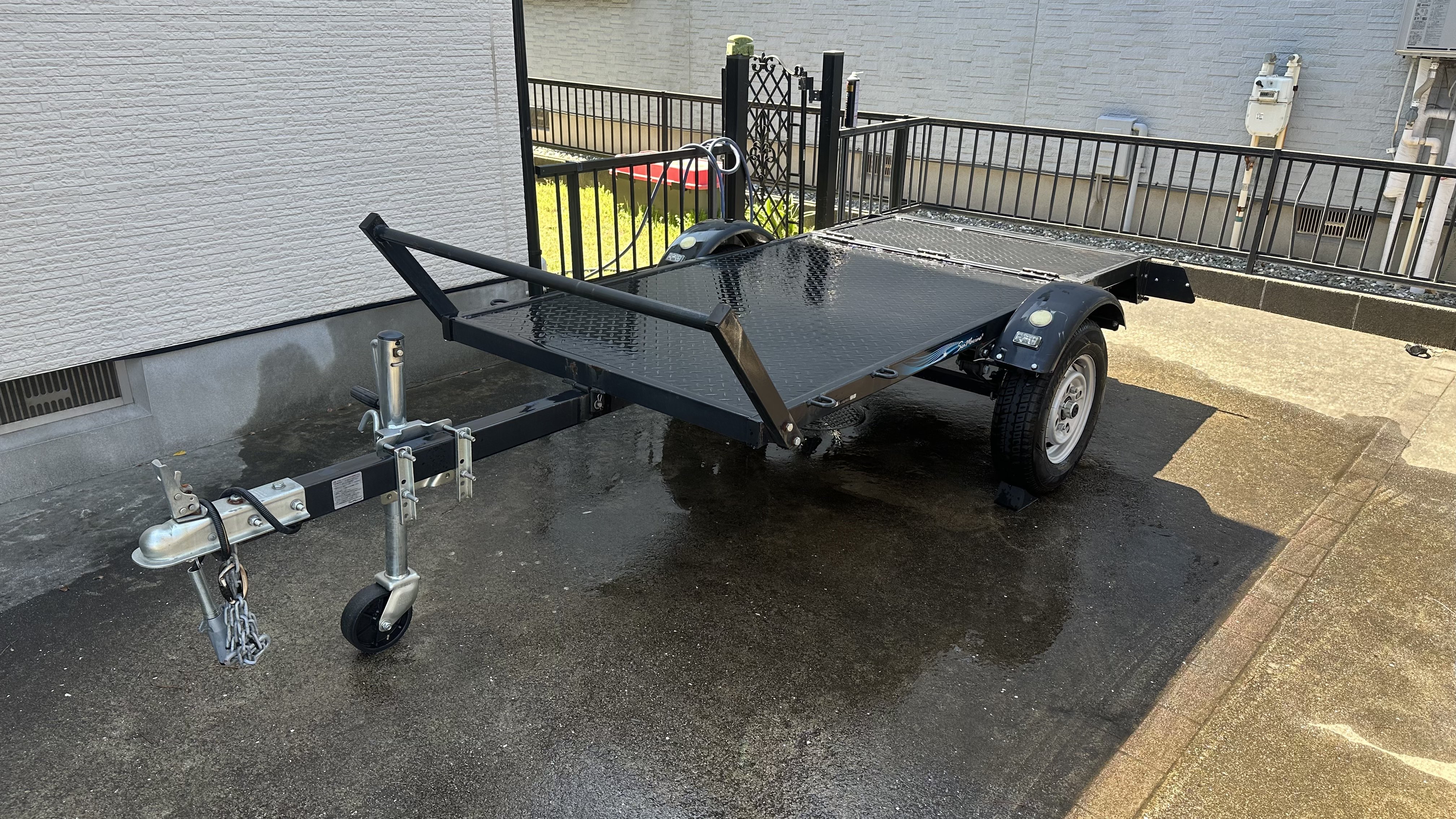 牽引免許の必要の無い公認フルトレーラー 構造変更済み❗ 牽引免許の