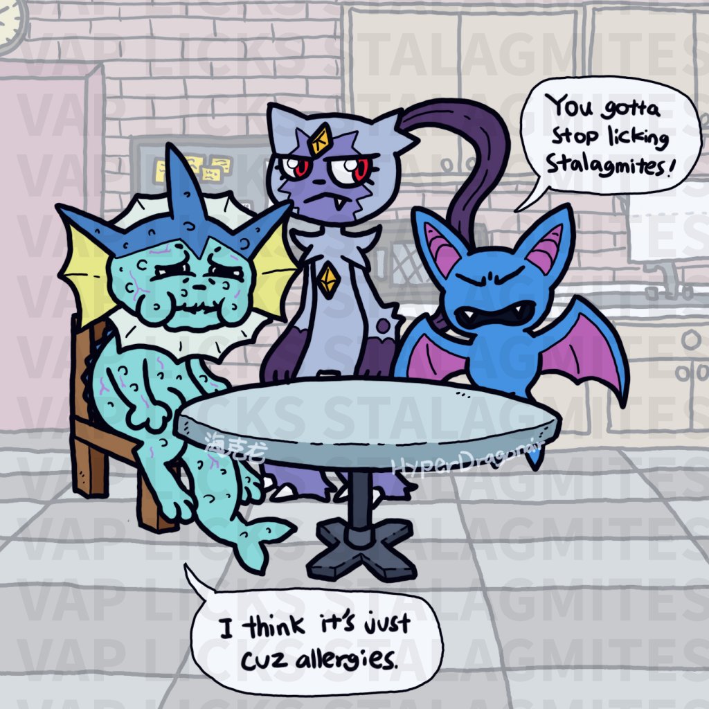Someone need to keep Vap away from stalagmites.