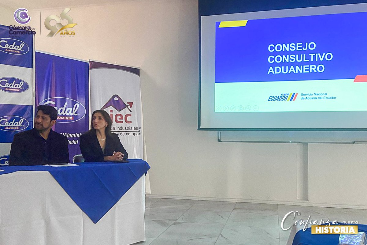 🎯 #AccionesCCA | Seguimos construyendo resultados reales.

🤝 Nos reunimos con el Ing. Sandro Castillo, Dir. Nacional de <a href="/SENAE_Aduana/">Servicio Nacional de Aduana del Ecuador</a> , para impulsar la campaña #YoSoyFormal y además conformarmamos el Consejo Consultivo Aduanero.