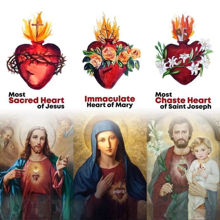 JustAdaugoijele's tweet photo. Heart of Jesus. I adore Thee!
Heart of Mary, I implore thee!
Heart of Joseph, pure and just!
In these three hearts, I place my trust! https://t.co/8jrH6w5Uqa