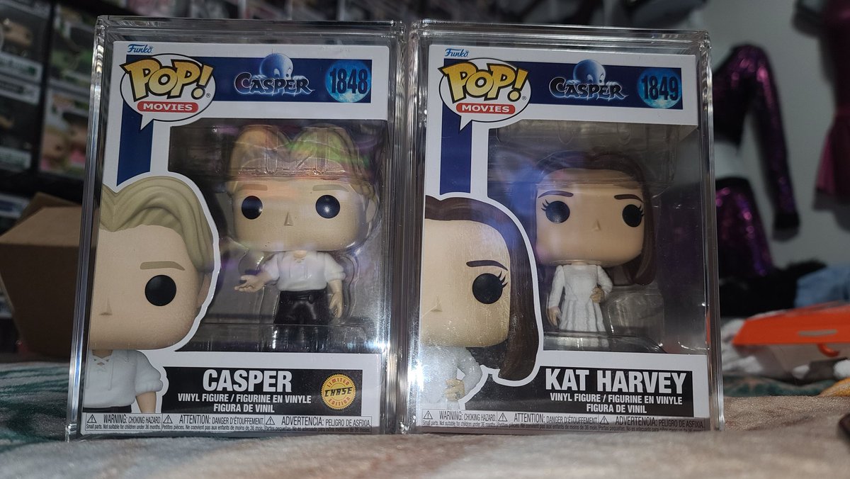 Received my 2 Casper <a href="/OriginalFunko/">Funko</a> today, and lucked out getting the <a href="/DevonESawa/">devon sawa</a> edition Casper lol