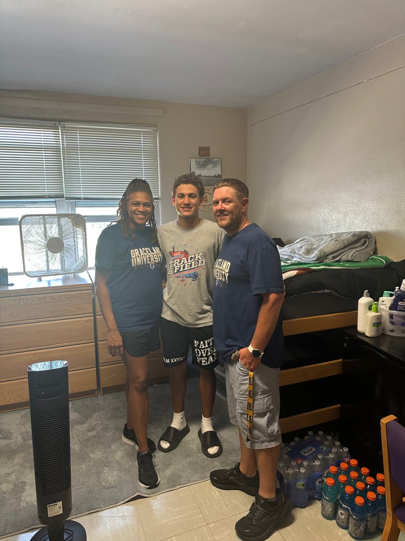 So proud to call him my son. He set a goal in 4th grade to play college football and become an athletic trainer which is now a reality. <a href="/JalenKnox0906/">Jalen Knox</a> keep grinding and and become better than you planned. #gracelandfootball.       #gojackets <a href="/SlaterSchools/">Slater Schools</a>