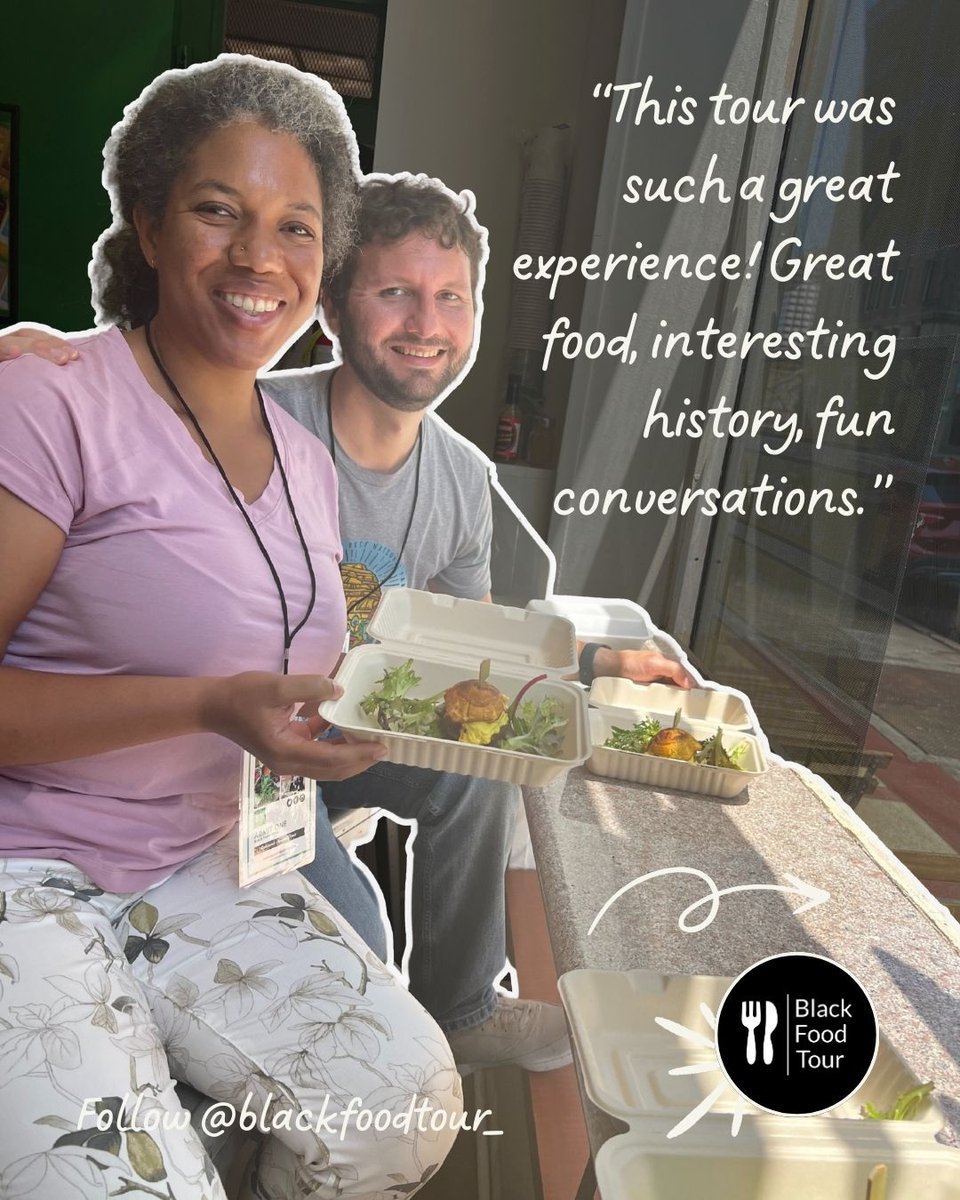 BlackFoodTour's tweet photo. Black Food Tour is more than a food tour — it’s a love letter to Black Oakland. 🖤

Join us as we eat, laugh, and learn our way through the city’s tastiest Black-owned gems.

learn more at --> https://t.co/KqHxRaLdFW https://t.co/lrL8Luf2uC