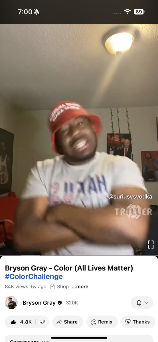 ItsMe202234's tweet image. Bryson Gray - Color (All Lives Matter) #ColorChallenge youtu.be/A7v6g266sQg?si… via @RealBrysonGray I love this song! #AllLivesMatter