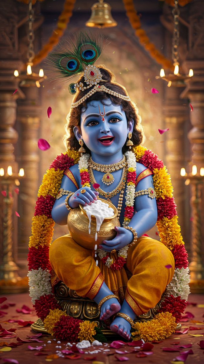 कृष्ण जन्माष्टमी की शुभकामनाएं
जय श्री कृष्ण गोपाल की