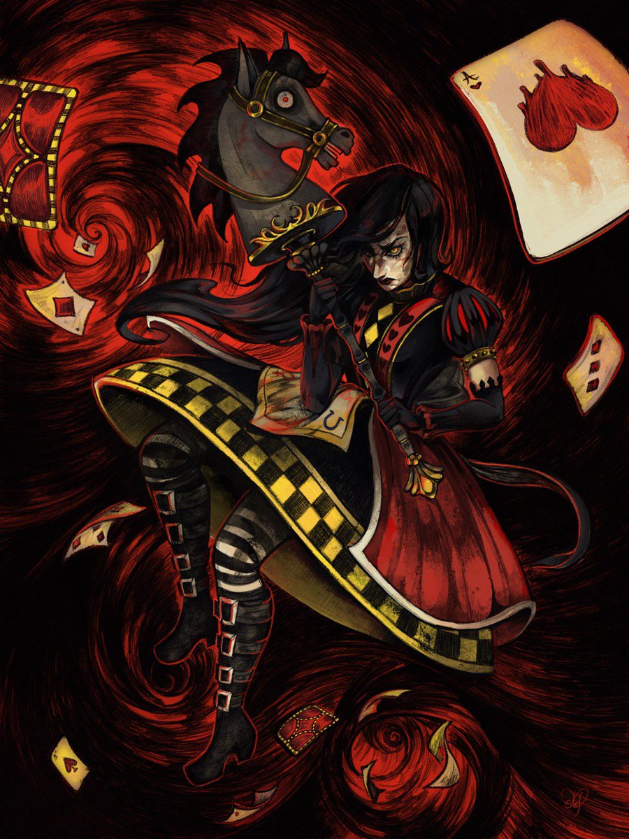 Iryune's tweet photo. Fanart de Alice Liddell 🐇✨ https://t.co/S4AghGdum1