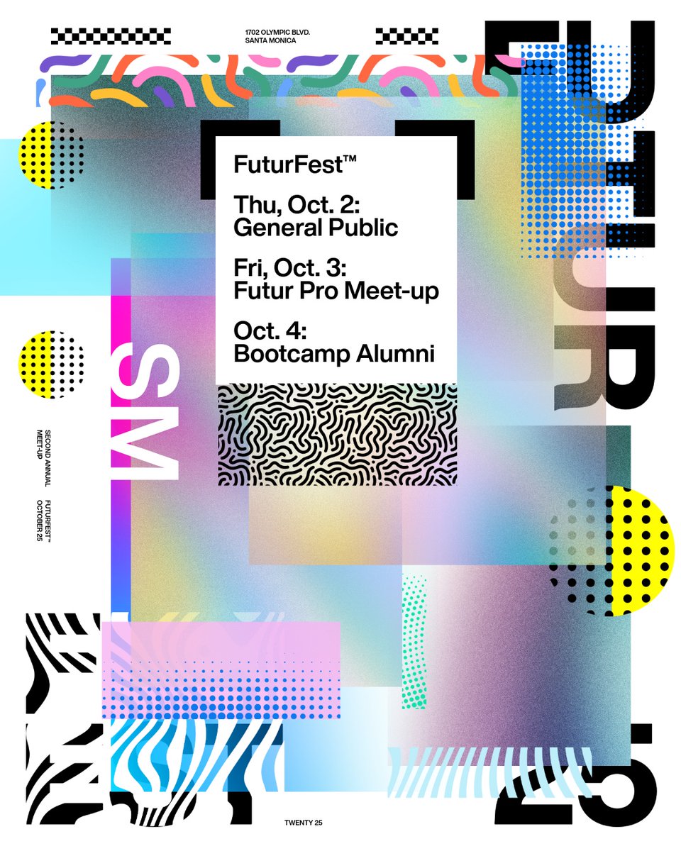 FuturFest™ 2025
Futur meet-up Thursday October 2
Santa Monica (in-person only)

register here:

eventbrite.com/e/futur-fest-t…