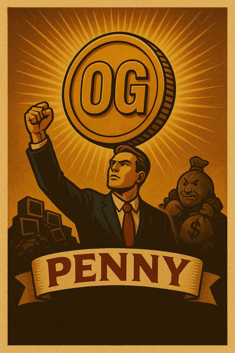 PennyOnSolCTO's tweet photo. Penny at $0.01
Everyone ignoring it…
The real OGs quietly stacking…
Soon the world will notice.
Be early, or just watch the OGs win.
May The Penny be with you.
#penny #pennyonsolana #solana https://t.co/hBxTwSdnAr
