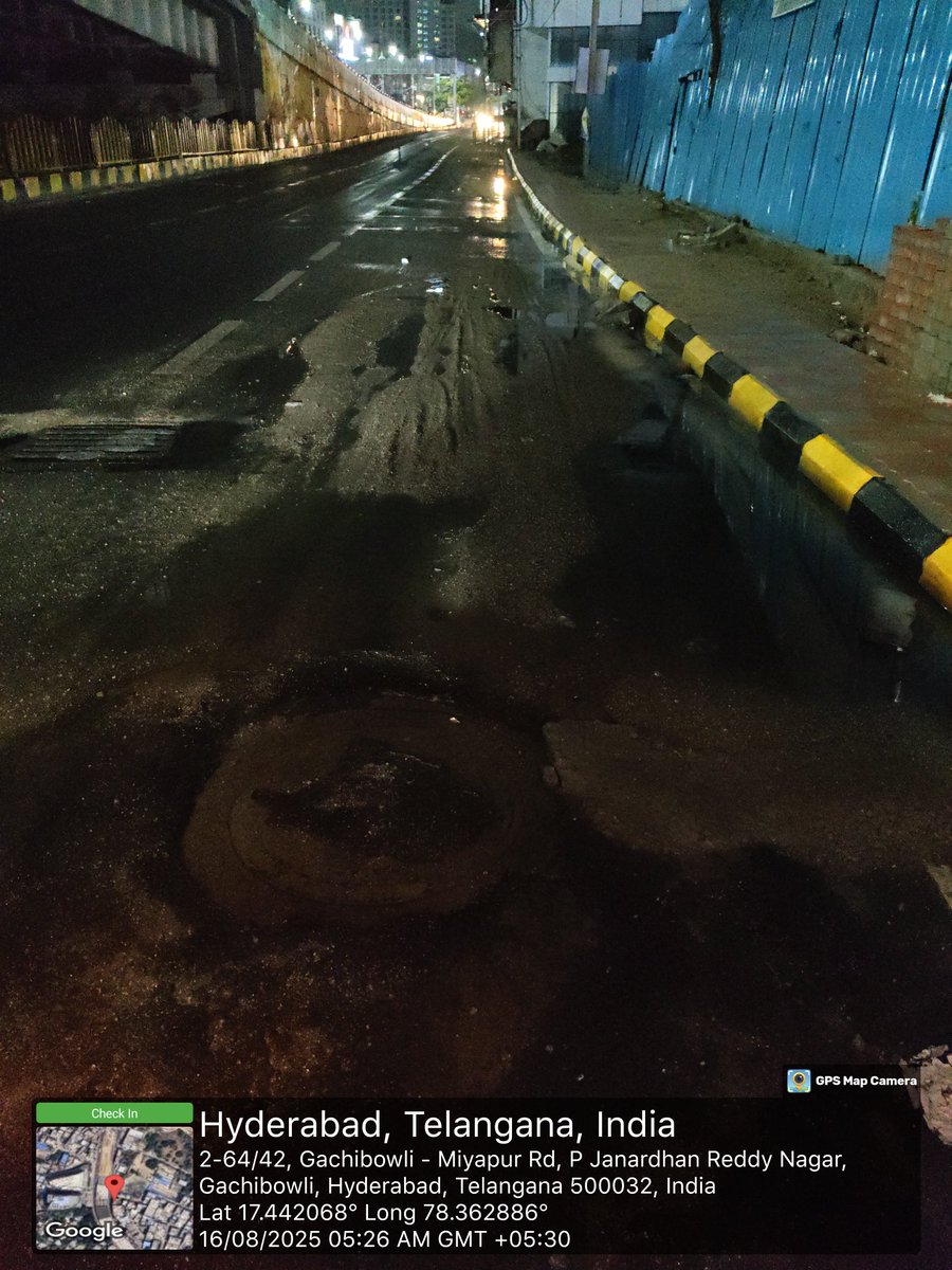 Bharat S (@yesbharatt) on Twitter photo @amoh20g52699 after continous rains,
advise ur circle teams to clear sand remains
this is 3rd time seeing unclear road ready for
walkers, riders to slip away 🙋🏻♂️
loc: complete stretch from pvr atrium mall to
orr signal x road, gachibowli
@zc_slp <a href="/dc_slp20/">DC Serilingampally GHMC</a> @ee_c20 new sops needed @amoh20g52699 after continous rains,
advise ur circle teams to clear sand remains
this is 3rd time seeing unclear road ready for
walkers, riders to slip away 🙋🏻♂️
loc: complete stretch from pvr atrium mall to
orr signal x road, gachibowli
@zc_slp <a href="/dc_slp20/">DC Serilingampally GHMC</a> @ee_c20 new sops needed