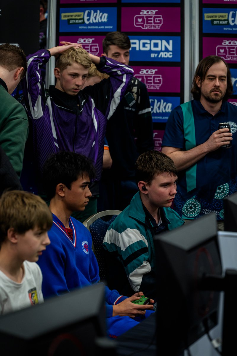 Who will win the High School Console Cup here at the <a href="/AcerANZ/">AcerANZ</a> Predator QEG Festival 2025 Ekka and become Queensland champions! 🎉🏆

Our champions will also walk away with brand new gaming monitors thanks to <a href="/AGONbyAOC/">AGON by AOC</a>  🔥

#ekka #qegfest