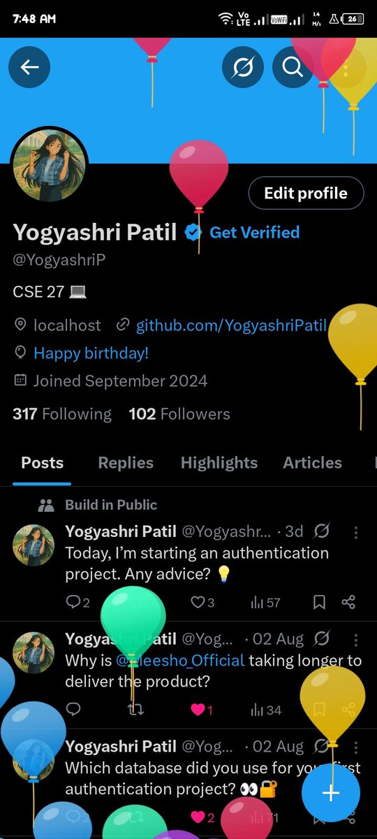 YogyashriP's tweet photo. Born day 💫 https://t.co/aAsKwSAkNB
