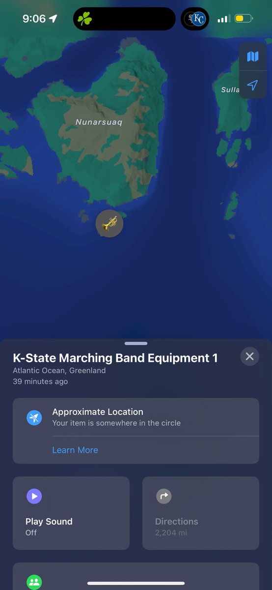 K-State Band Managers (@movingthepride) on Twitter photo Large instruments checking in from over south Greenland.
<a href="/cfbireland/">Aer Lingus College Football Classic</a> Large instruments checking in from over south Greenland.
<a href="/cfbireland/">Aer Lingus College Football Classic</a>