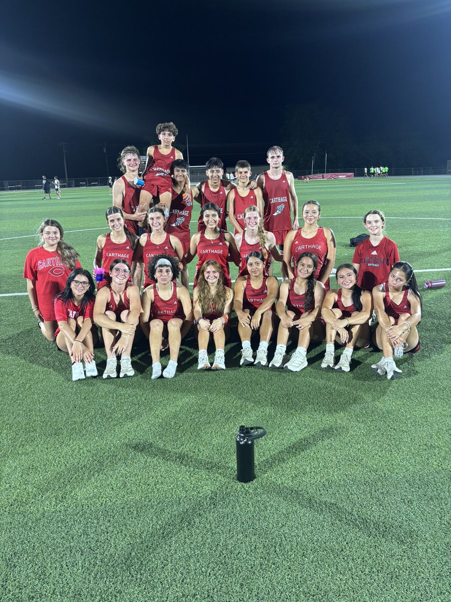 carthagedawgs's tweet photo. 🏃‍♂️🏃‍♀️ Dawgs on the run! Carthage XC gave it their all at the Lufkin Hudson meet tonight, setting the tone for a strong season ahead.

Huge thanks to Coach McFall &amp; our runners for embracing the grind. 💪🐾

#GoDawgs #CarthageXC #BulldogPride #RunLikeADawg #RunLikeALadyDawg https://t.co/O9x5NhaItv