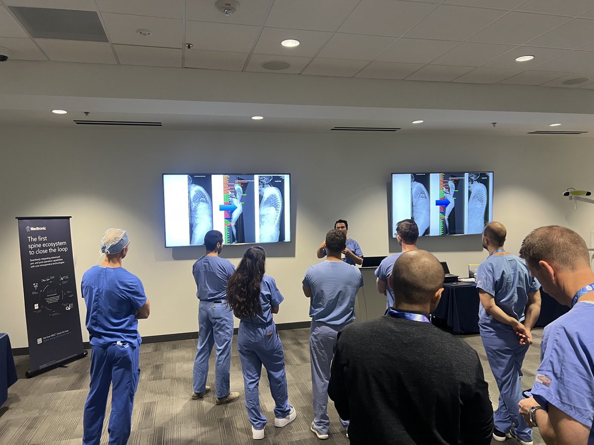 BasselDiebo's tweet photo. ISSG Annual Meeting 2025.

Teaching future spine surgeons my techniques and surgical planning for a successful spinal reconstruction.

Always fun! https://t.co/p7J8H90Zna