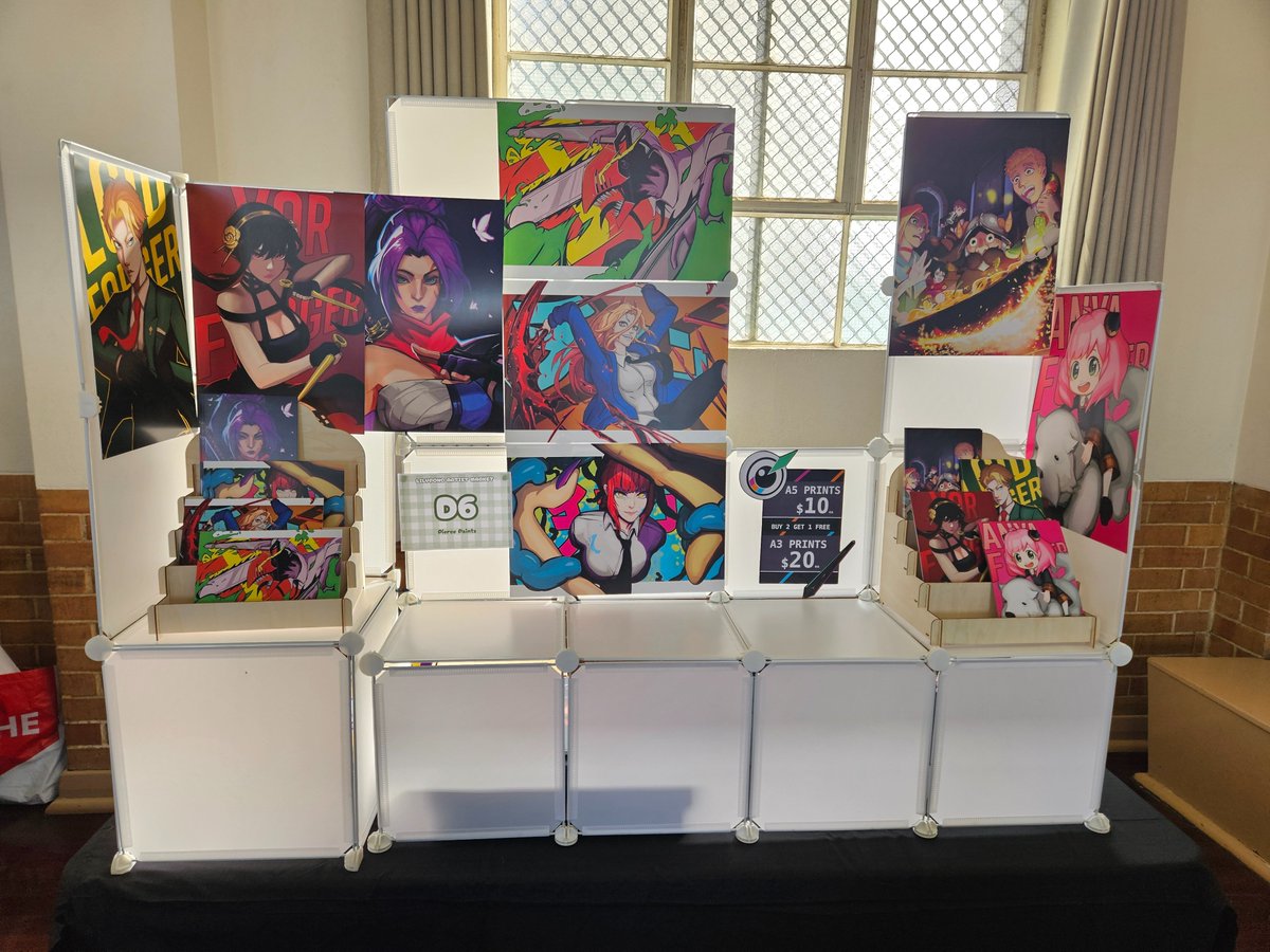 Pierce_Paints's tweet photo. The Market is open! If you have time swing by and say hi I'm at D6 https://t.co/EkhgDT4VbC
