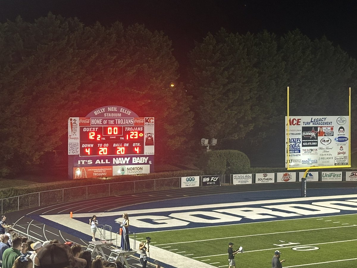 GLHS Trojan Club (@glhstrojanclub) on Twitter photo Final in beautiful Chickamauga:
<a href="/gordonleefootb1/">Gordon Lee Trojan Football</a> 23
Trion 12
#ItsAllNavyBaby #TrojanClub Final in beautiful Chickamauga:
<a href="/gordonleefootb1/">Gordon Lee Trojan Football</a> 23
Trion 12
#ItsAllNavyBaby #TrojanClub