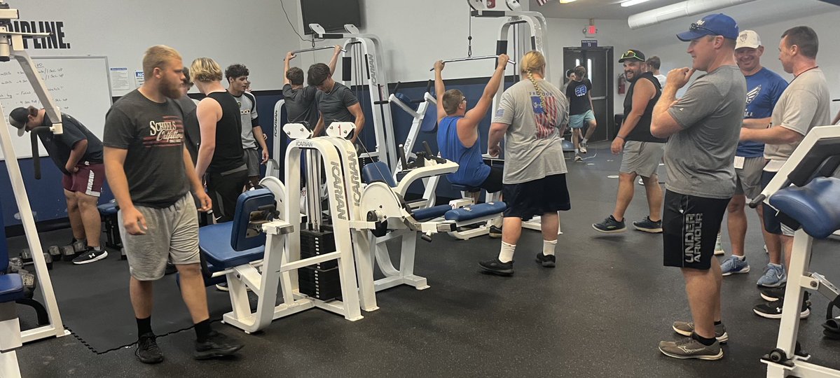 Derek Parris (@derekparris) on Twitter photo The 2025 Channel1450 Pigskin Preview tour got day five started in the weight room in Petersburg thanks to the heat
Thanks to Coach McAnally with <a href="/PORTAFball/">PORTA/AC Football</a> for the hospitality
Pigskin Preview stop #18 - PORTA Bluejays The 2025 Channel1450 Pigskin Preview tour got day five started in the weight room in Petersburg thanks to the heat
Thanks to Coach McAnally with <a href="/PORTAFball/">PORTA/AC Football</a> for the hospitality
Pigskin Preview stop #18 - PORTA Bluejays