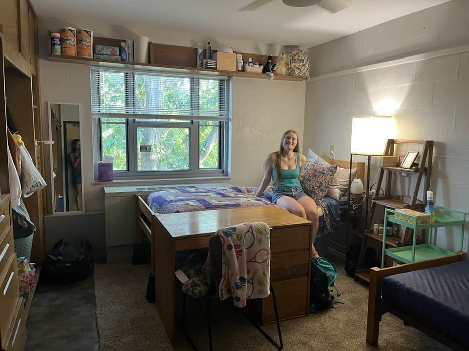 After eighteen years and one month and one day: our daughter June has achieved escape velocity.  Here are pics of moving her in to her Oberlin dorm room today.
