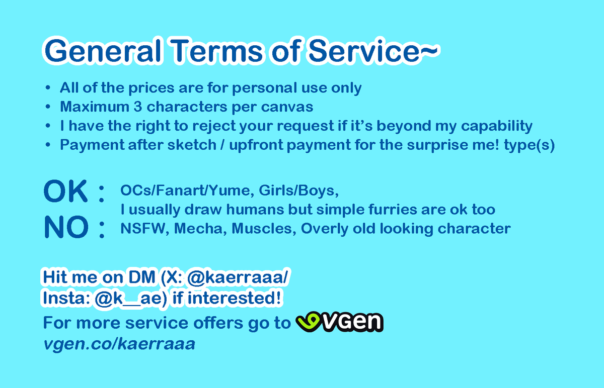 ❤️🔁 are very appreciated
Hello! I'm open for comms again! contact/DM to order💌💛