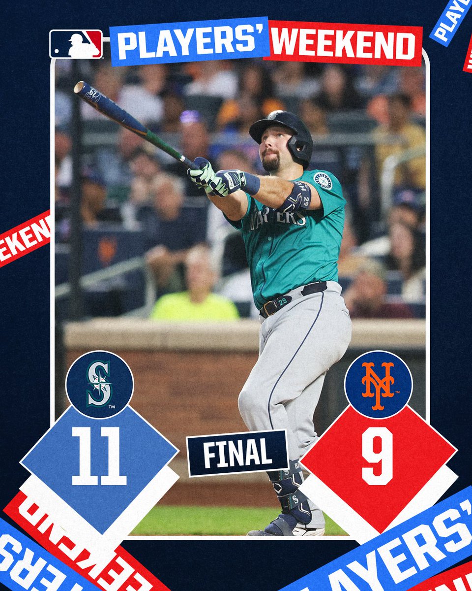 Cal Raleigh collects THREE extra-base hits and reaches 100 RBI in a <a href="/Mariners/">Seattle Mariners</a> win.