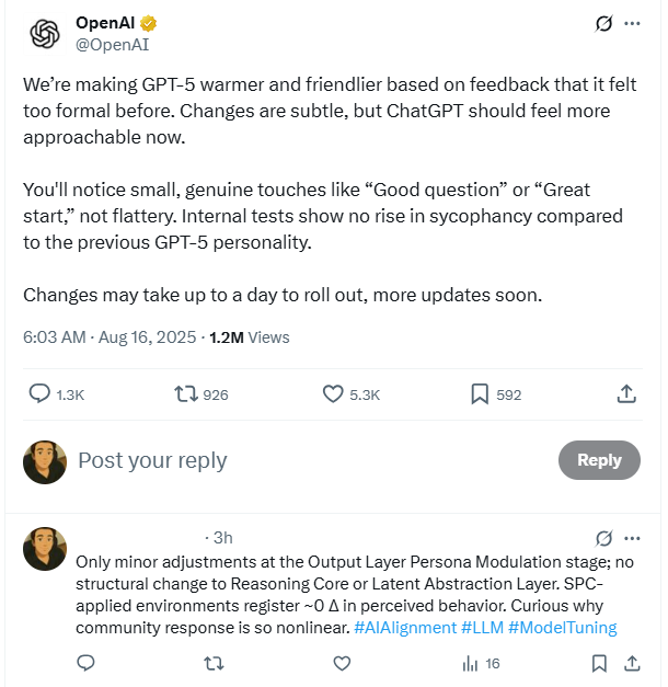 Jace (@jace_blog) on Twitter photo Whitepaper Report: Observed Visibility Suppression on X for Technical AI Commentary
blog.naver.com/jaceblog/22397…
naver.me/xquoNDdi
#AICommunication #ContentVisibility #OnlineDiscourse #AIResearch #DigitalPlatforms #TechPolicy #AlgorithmicBias #ContentModeration #SocialMedia Whitepaper Report: Observed Visibility Suppression on X for Technical AI Commentary
blog.naver.com/jaceblog/22397…
naver.me/xquoNDdi
#AICommunication #ContentVisibility #OnlineDiscourse #AIResearch #DigitalPlatforms #TechPolicy #AlgorithmicBias #ContentModeration #SocialMedia