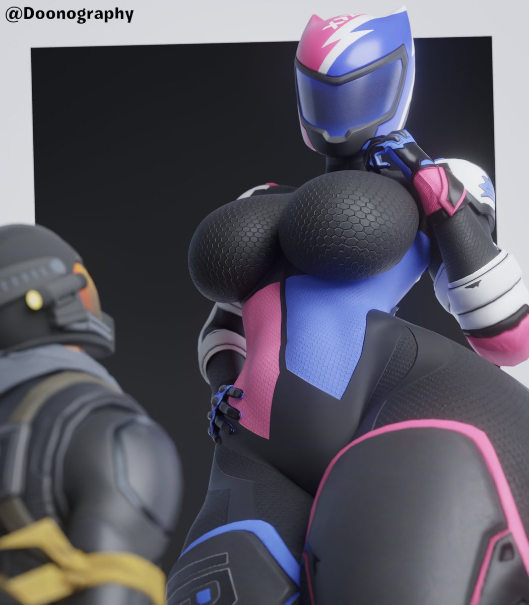 "Stammering Beauty" Rogue Agent and Warp (custom model) YCH, commissioned by <a href="/Coop_da_Coop/">Coop da Coop</a>