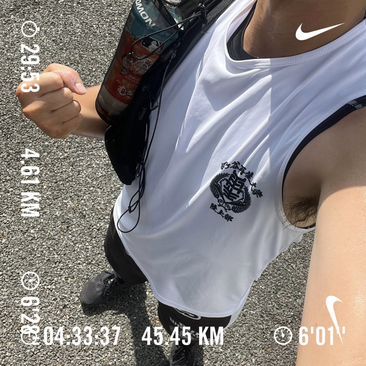 ryusay41's tweet photo. 8月6走目ラン！
昨日走れなかった分、夜中2時からロング走やってきました！(ほんとは休憩しまくって7時間くらいかかってる)
来月のウルトラに向けてなんとか50走れたけど、本番の坂道&amp;猛暑の中走れるのだろうか…
#幡ヶ谷再生大学陸上部
#幡ヶ谷再生大学陸上部京都
#mobstyle https://t.co/UDxlUlwa01