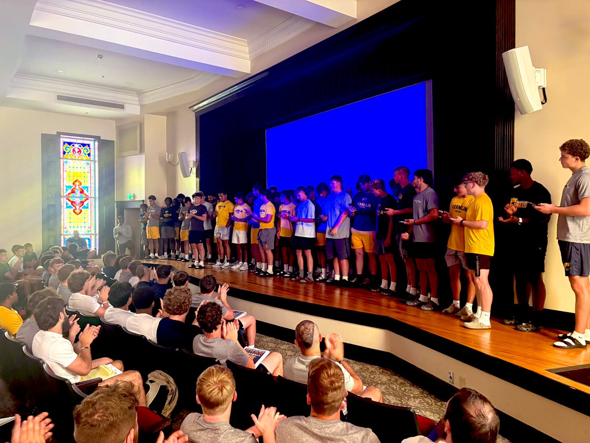 Mike Leonard (@championsmanual) on Twitter photo Freshmen have learned the FIGHT SONG and can now sing it LOUD & PROUD! #TeamGriz <a href="/FCGrizFootball/">Franklin College Football</a> <a href="/FCGrizAthletics/">Franklin Grizzlies</a> Freshmen have learned the FIGHT SONG and can now sing it LOUD & PROUD! #TeamGriz <a href="/FCGrizFootball/">Franklin College Football</a> <a href="/FCGrizAthletics/">Franklin Grizzlies</a>