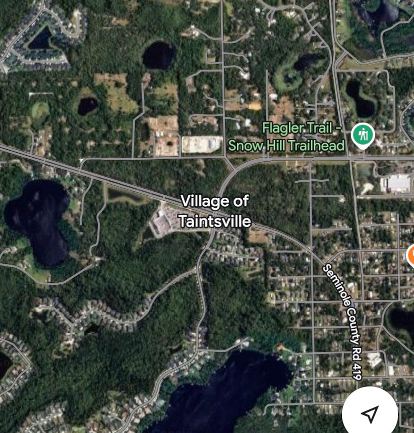 POV you live in the Village of Taintsville, Florida.
