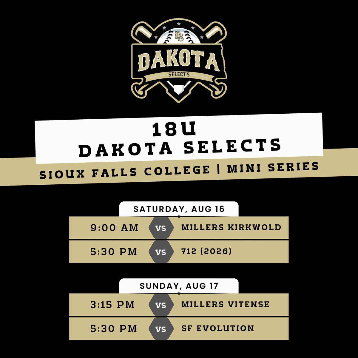 Dakota Selects Baseball tweet media