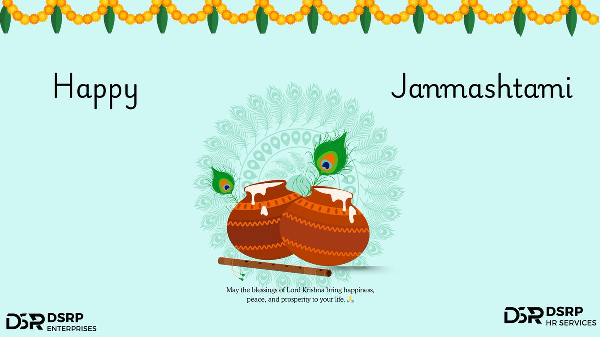 DSRPGroup's tweet photo. 🌸 Wishing you all a joyful Janmashtami!
May the blessings of Lord Krishna bring happiness, peace, and prosperity to your life. 🙏✨

#HappyJanmashtami #KrishnaJanmashtami #FestiveJoy #SpiritualVibes #HappinessAndPeace #DSRPInsights https://t.co/5UB29HmJyk