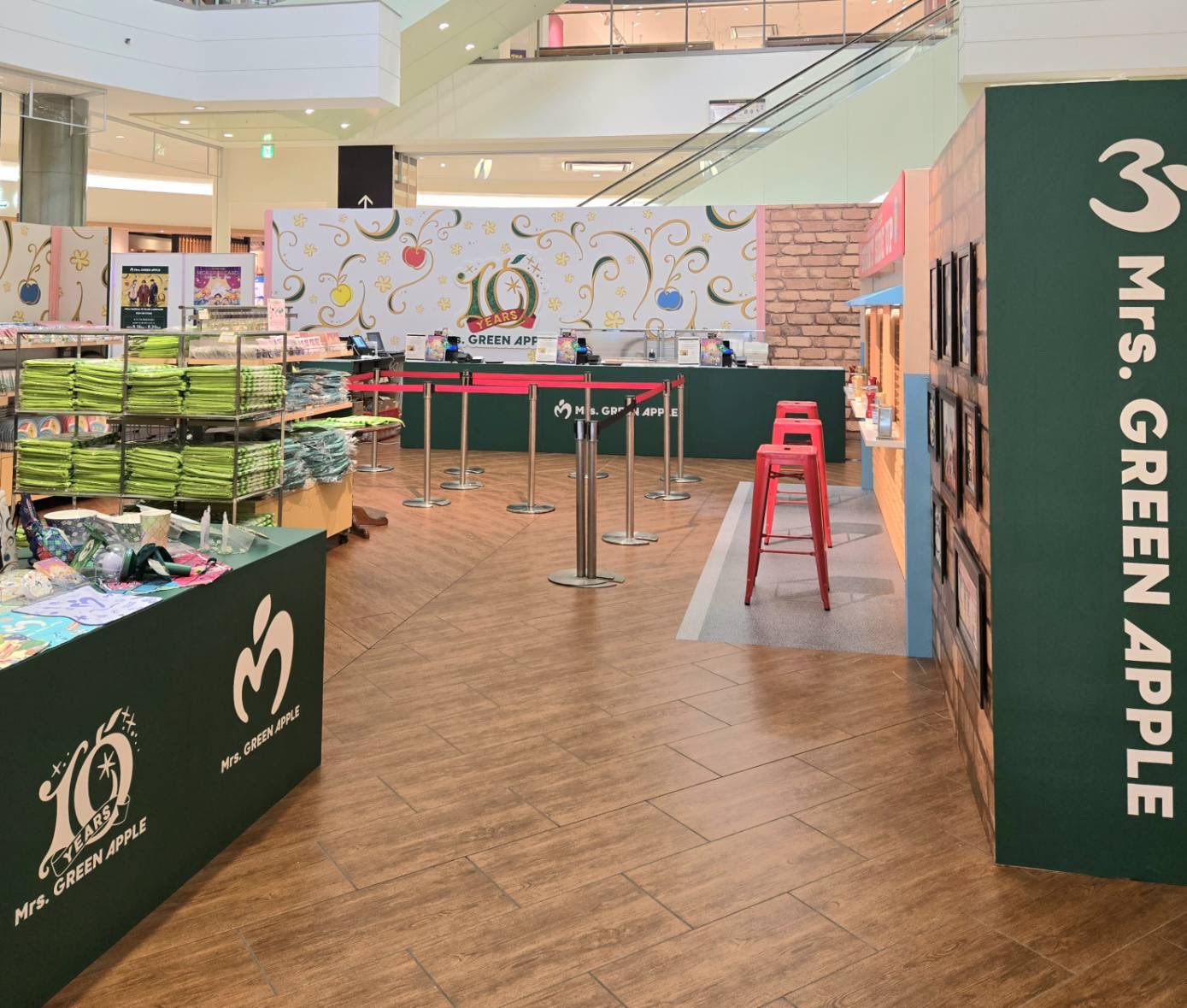 ミセスグリーンアップル ポップアップ POPUP 限定 Mrs. GREEN APPLE、「MGA MAGICAL 10 YEARS LANDMARK IN
