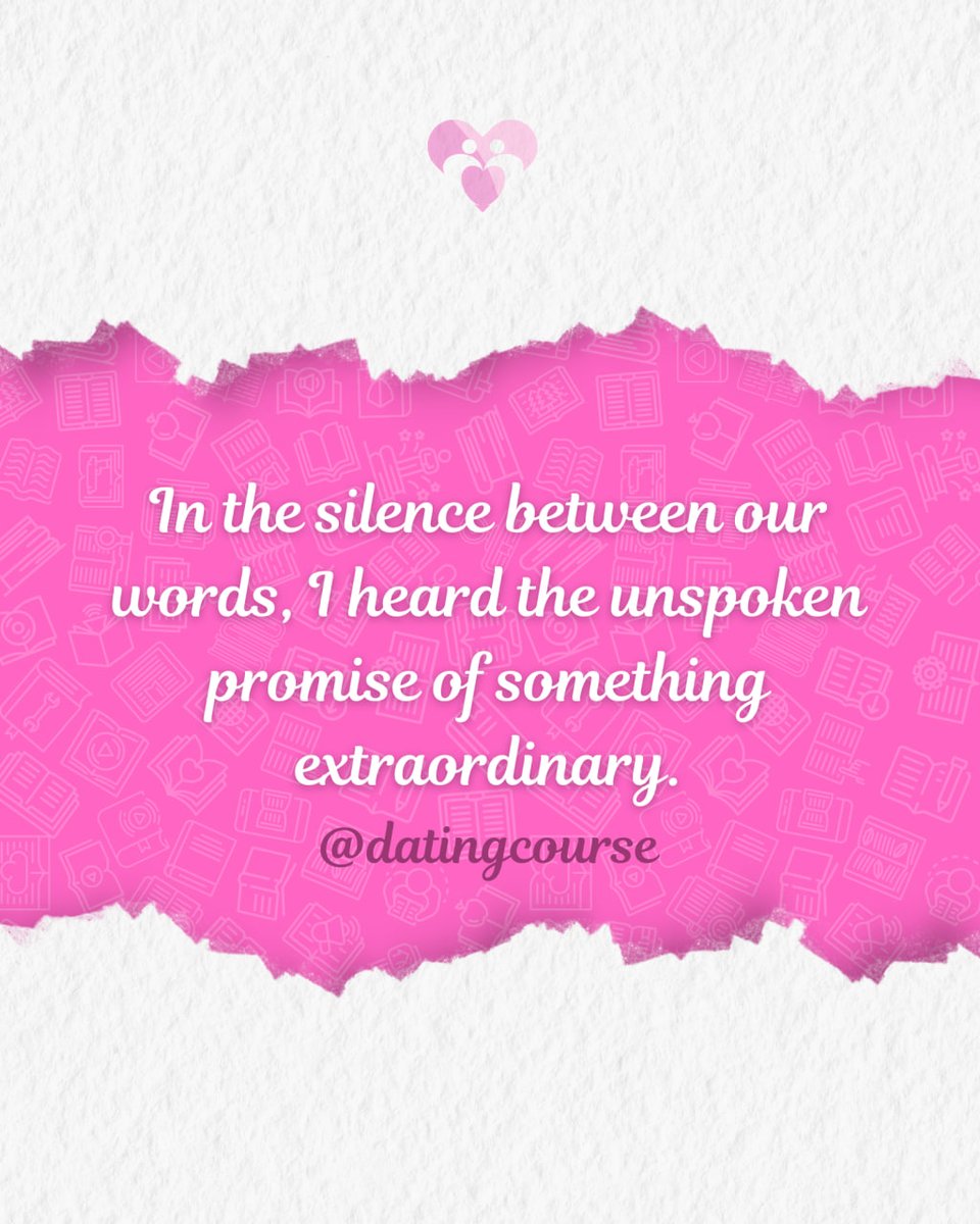CourseDating9's tweet image. In the quiet between our words, I felt it — a promise unspoken, yet louder than anything we could say. #LoveUnspoken #RealConnection #datingcourse