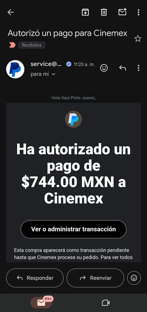 ZaulPinto's tweet photo. @Cinemex @Cinemex compré 6 boletos para ver Demon Slayer en explanada Puebla. Se realizó el cobro pero no me dieron los boletos 😡
Me enviaron mensaje por messenger a las 12:24 y por Instagram a la 1:42 les di toda la información correspondiente pero ya no me responden los mensajes 😡 https://t.co/tsxf6dEzUX